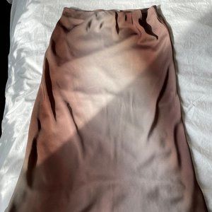 Aritzia Two-Toned Silk Slip NWOT